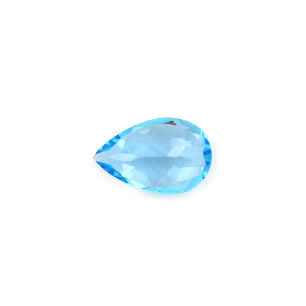 Pear Shape Swiss Blue Topaz Stone For Jewelry Making
