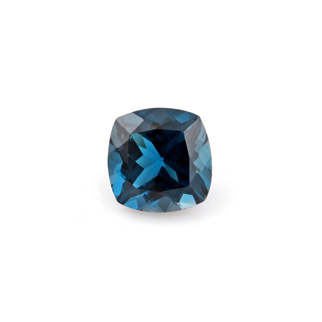 Natural London Blue Topaz cushion Shape Gemstone