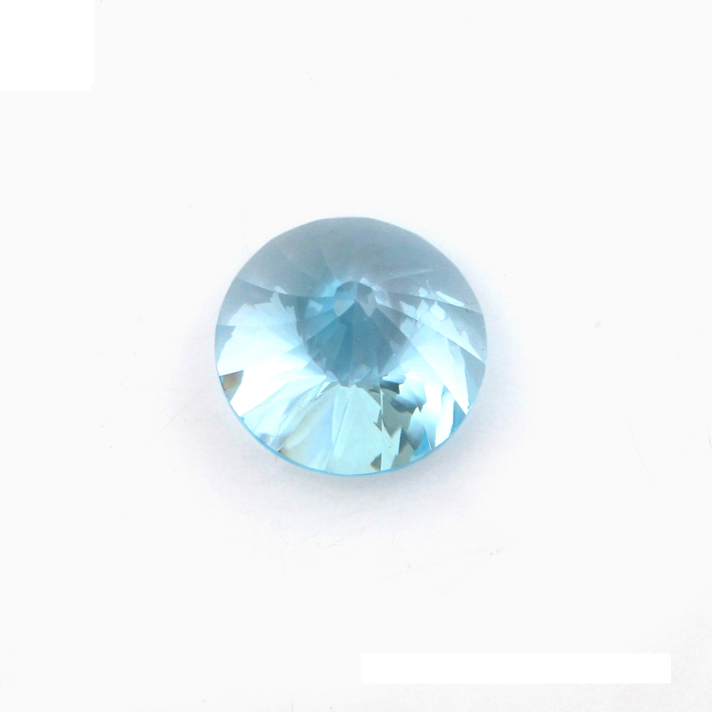 12mm Round Shape Blue Topaz Gemstone
