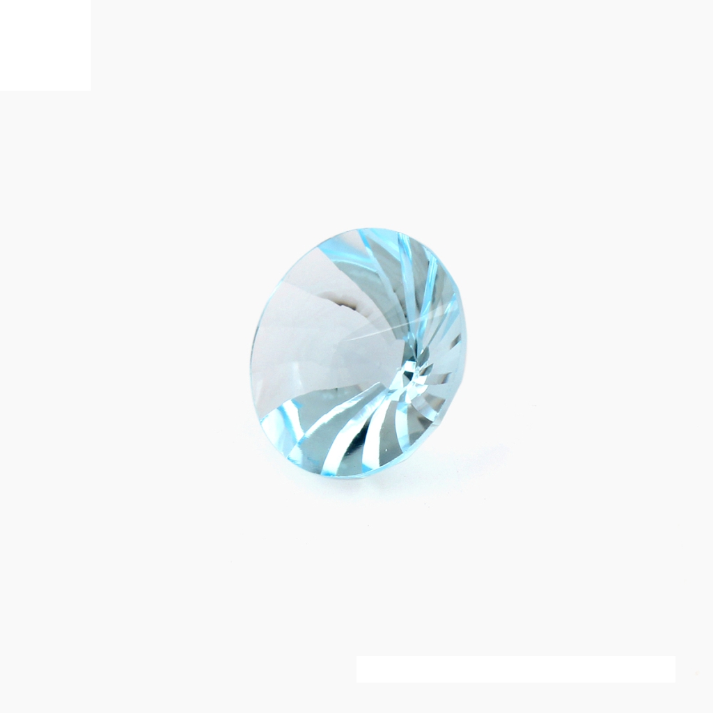 12mm Round Shape Blue Topaz Gemstone