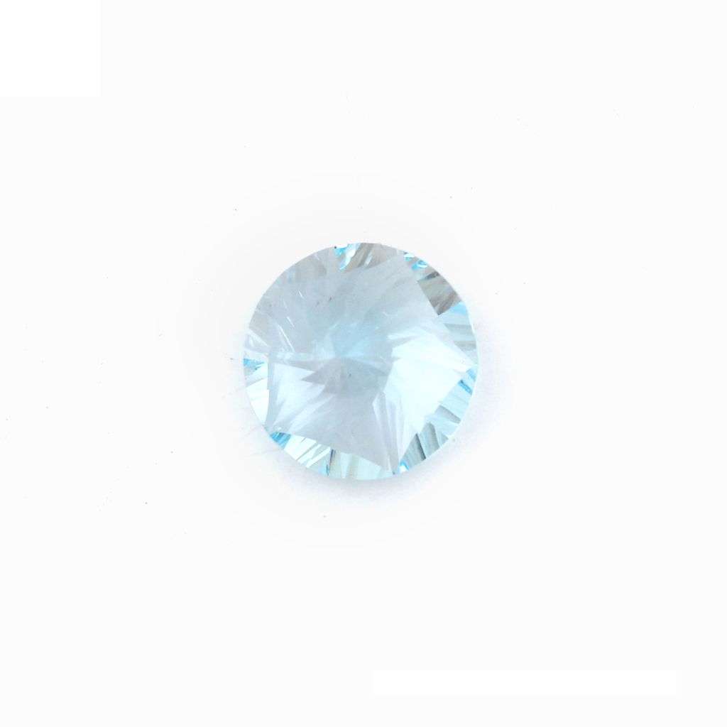 Natural Sky Blue Topaz 12mm Round Cut Loose Gemstone