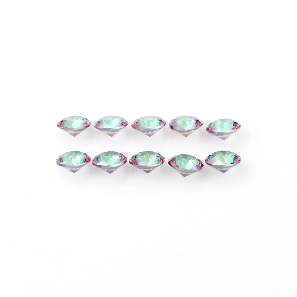 11mm Round Mystic Topaz Loose Gemstone