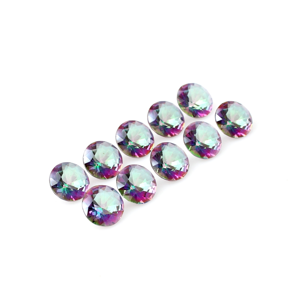 11mm Round Mystic Topaz Loose Gemstone