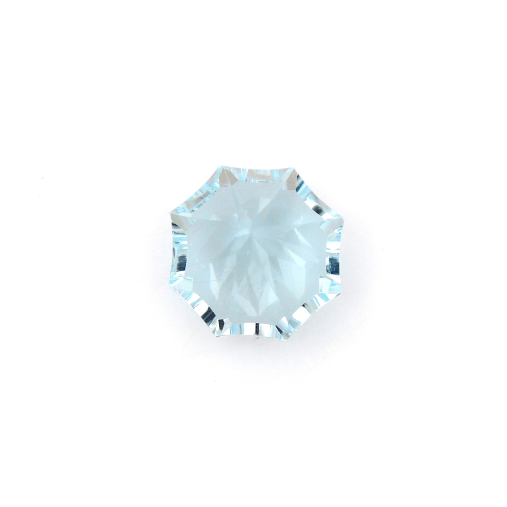 9mm Round Shape Blue Topaz Loose Gemstone For Jewelry Making