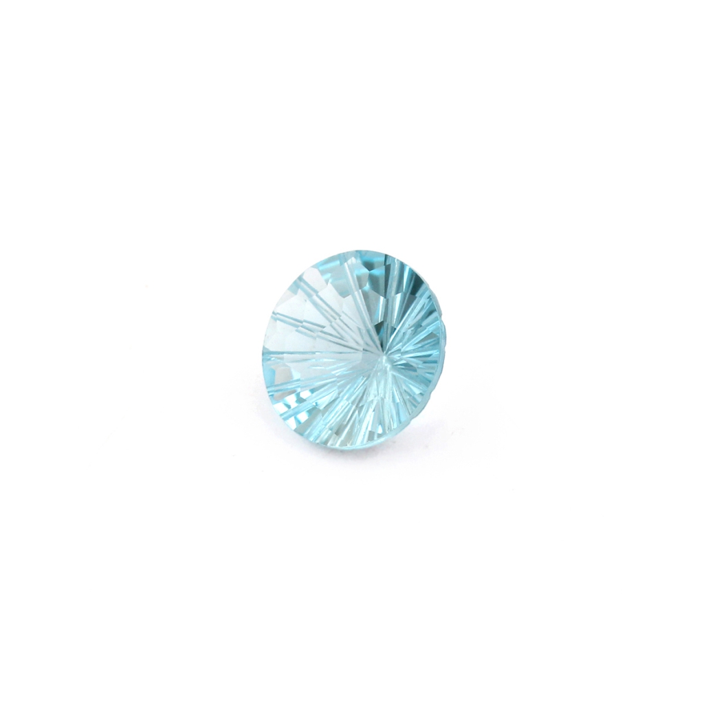 10mm Round Cut Sky Blue Topaz Loose Gemstone