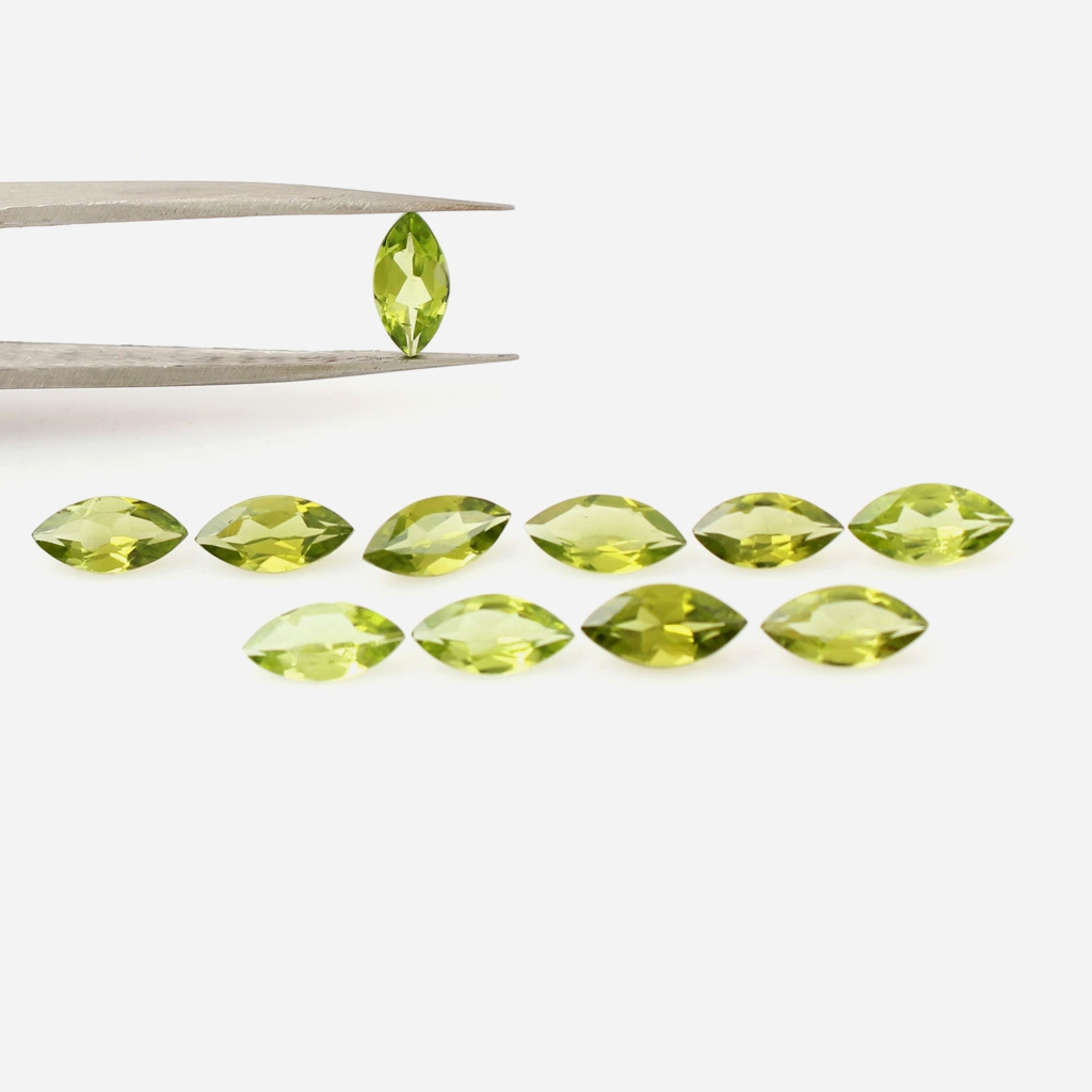 5x10mm Marquise Shape Peridot Loose Gemstone