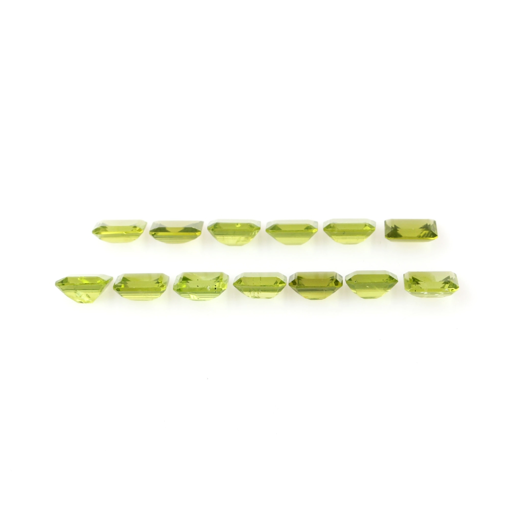 7x9mm Octagon Shape Natural Peridot Loose Gemstone
