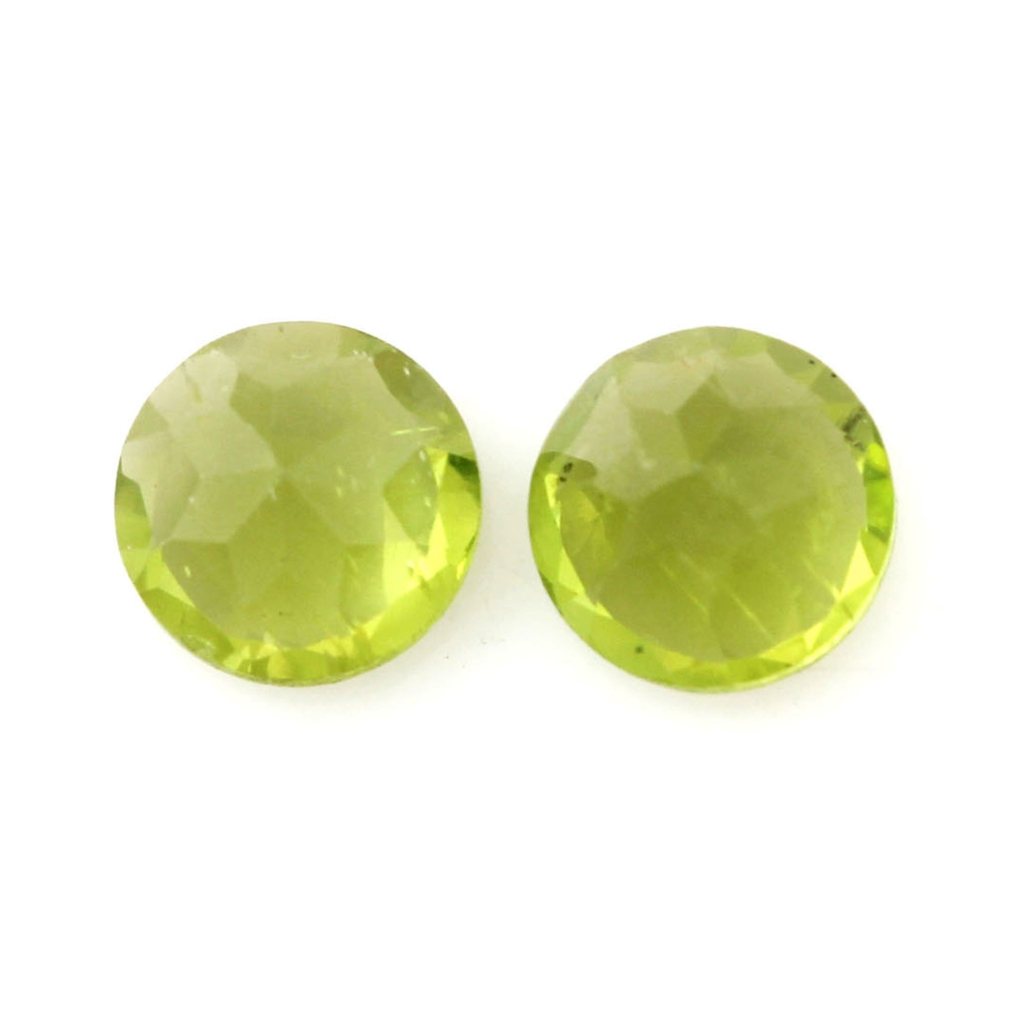 Natural Peridot 8mm Round Loose Gemstone