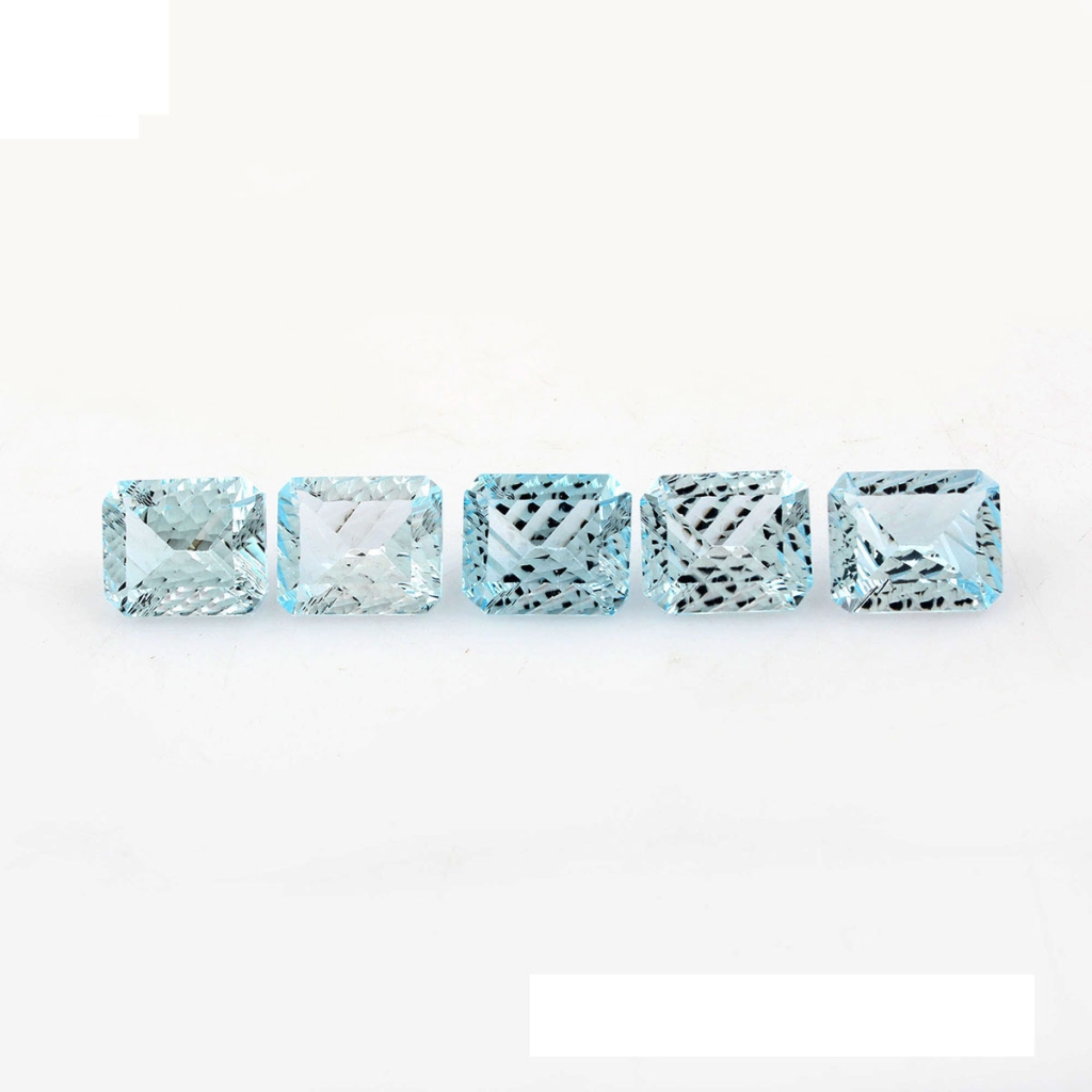 Natural sky Blue Topaz Octagon Shape Loose Gemstone