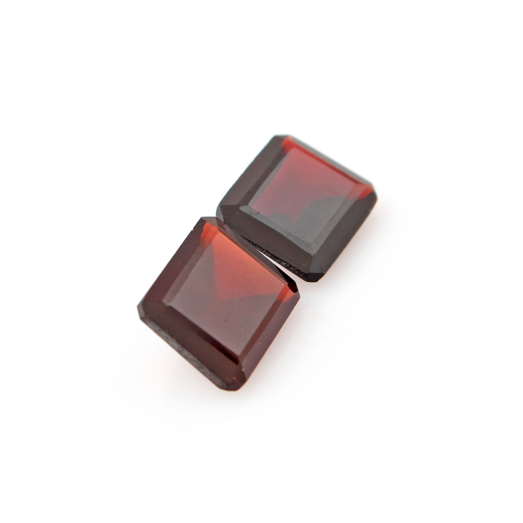 Natural Octagon Garnet, AAA Quality Garnet 8x10mm Loose Gemstone