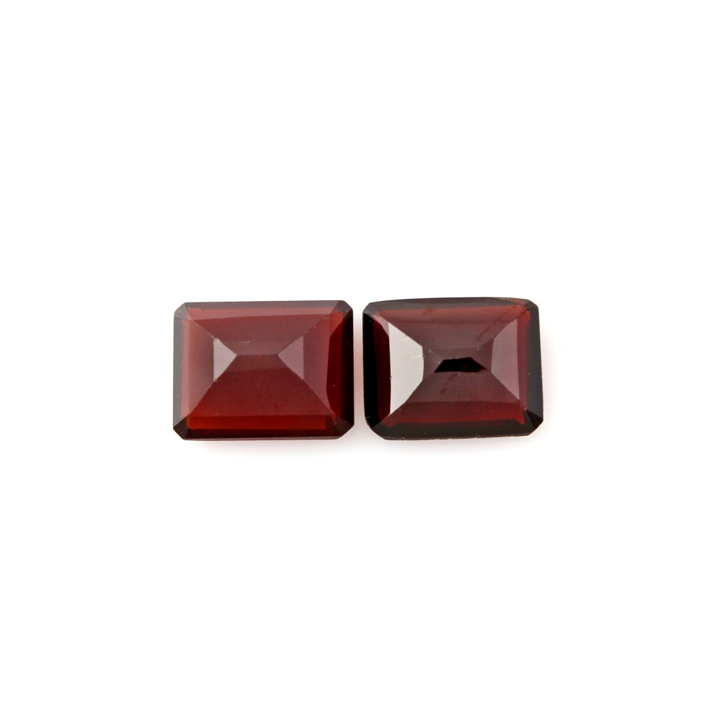 Natural Octagon Garnet, AAA Quality Garnet 8x10mm Loose Gemstone