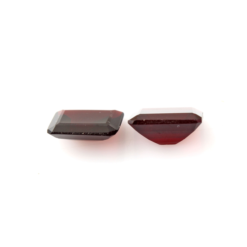 Natural Octagon Garnet, AAA Quality Garnet 8x10mm Loose Gemstone