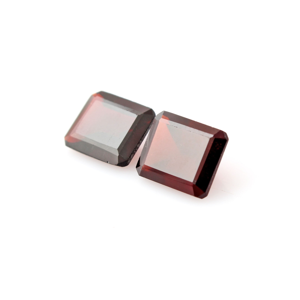 Natural Octagon Garnet, AAA Quality Garnet 8x10mm Loose Gemstone