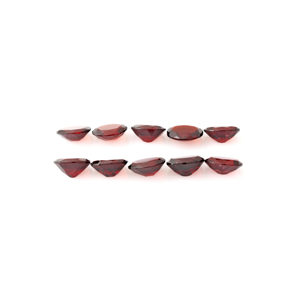 Natural Garnet Gemstones, 9x11mm Oval Shape Loose Garnet Gemstone