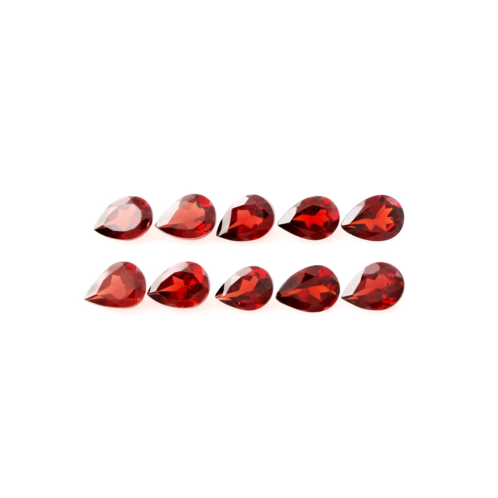Pear Shape Garnet Gemstone, 5x7mm Pear Shape 8ct. Garnet Loose Gemstone, Gemstone For Jewellery Making