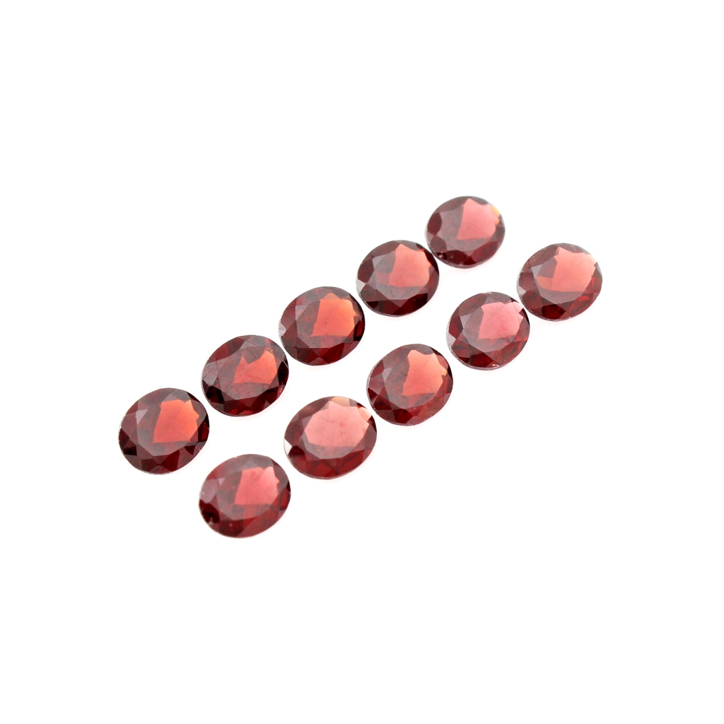 Natural Oval Garnet Gemstone, 7x9mm Oval Shape 19ct Garnet Loose Gemstone, Garnet For Jewellery Making