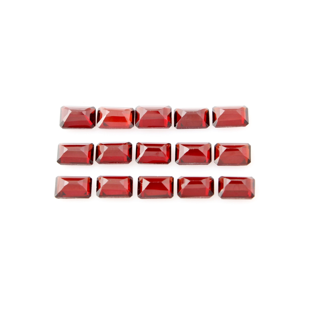 Natural Garnet 4x6mm Octagon Loose Gemstone