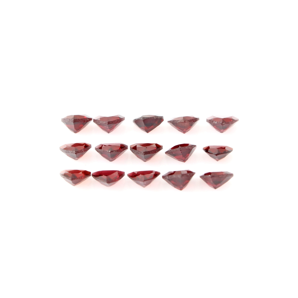 Natural Garnet 6mm Trillion Shape Loose Gemstone