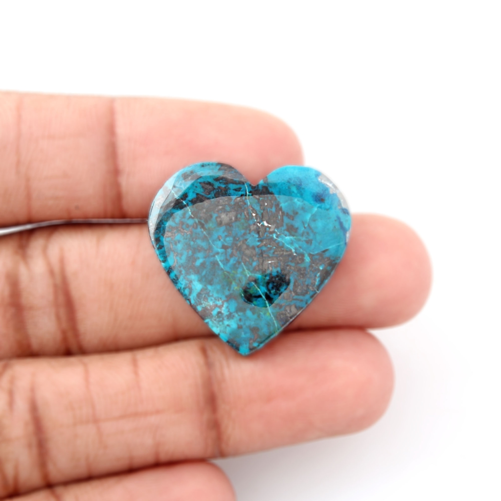Natural Shattuckite Chrysocolla Dark Shade Loose Gemstone