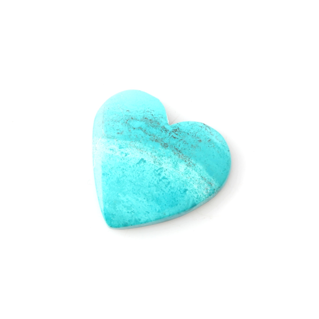 Natural Shattuckite Chrysocolla Gemstone, Chrysocolla Heart shape Cabochon Gemstone
