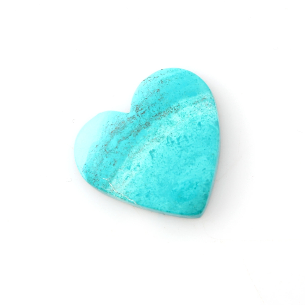 Natural Shattuckite Chrysocolla Gemstone, Chrysocolla Heart shape Cabochon Gemstone