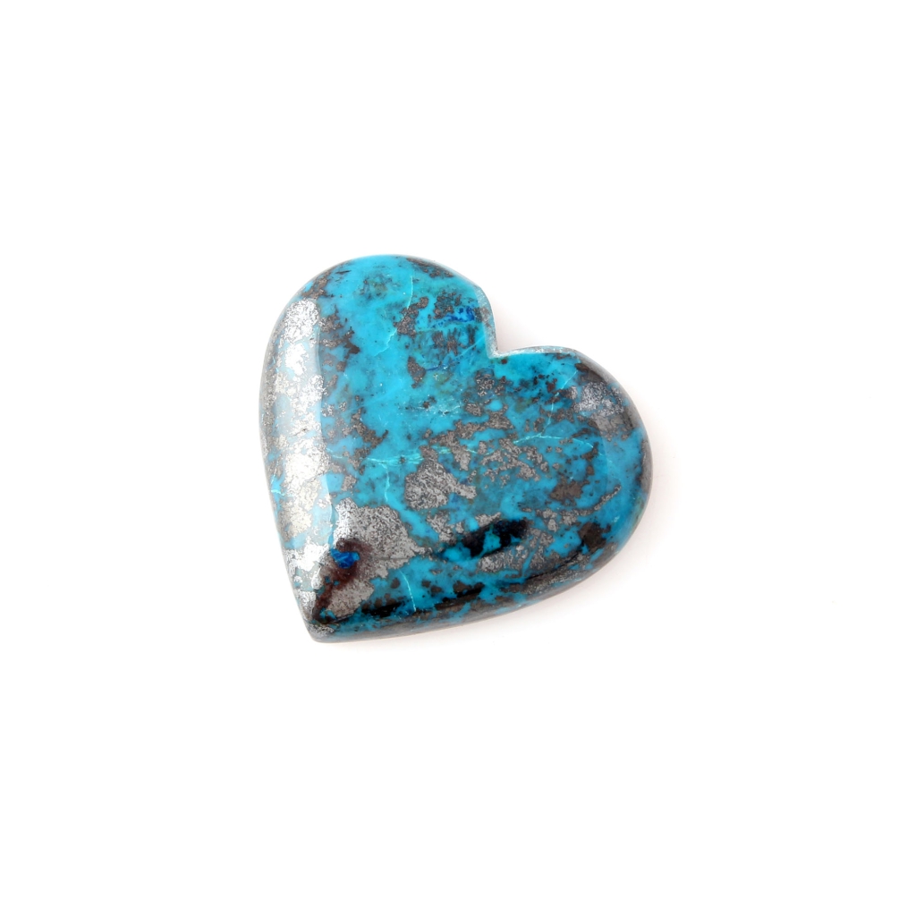 Heart Chrysocolla Gemstone, High Quality Natural Azurite Chrysocolla Gemstone