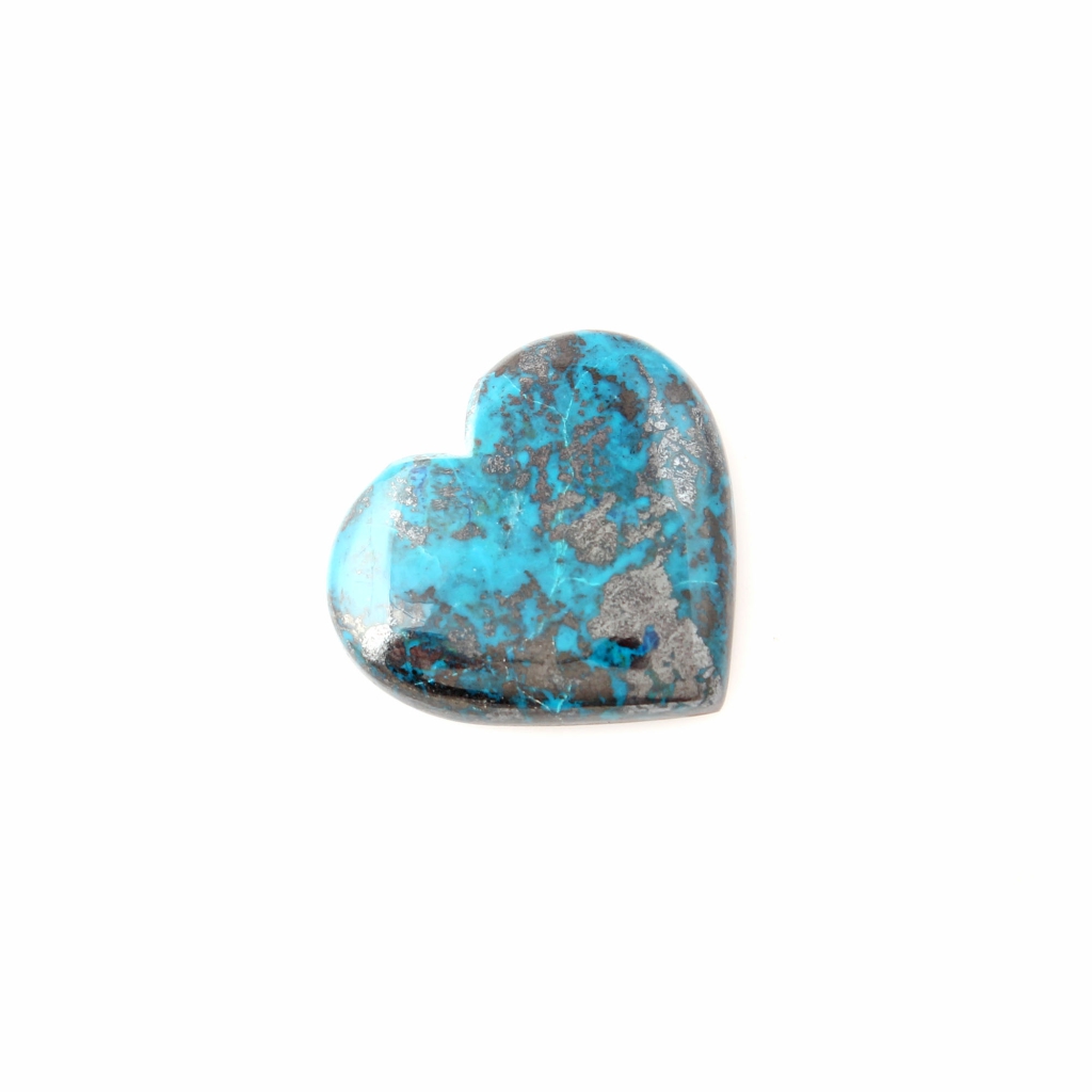 Heart Chrysocolla Gemstone, High Quality Natural Azurite Chrysocolla Gemstone