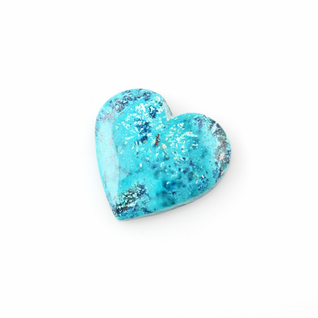Natural Shattuckite Chrysocolla Gemstone, 29.85ct Chrysocolla Gemstone