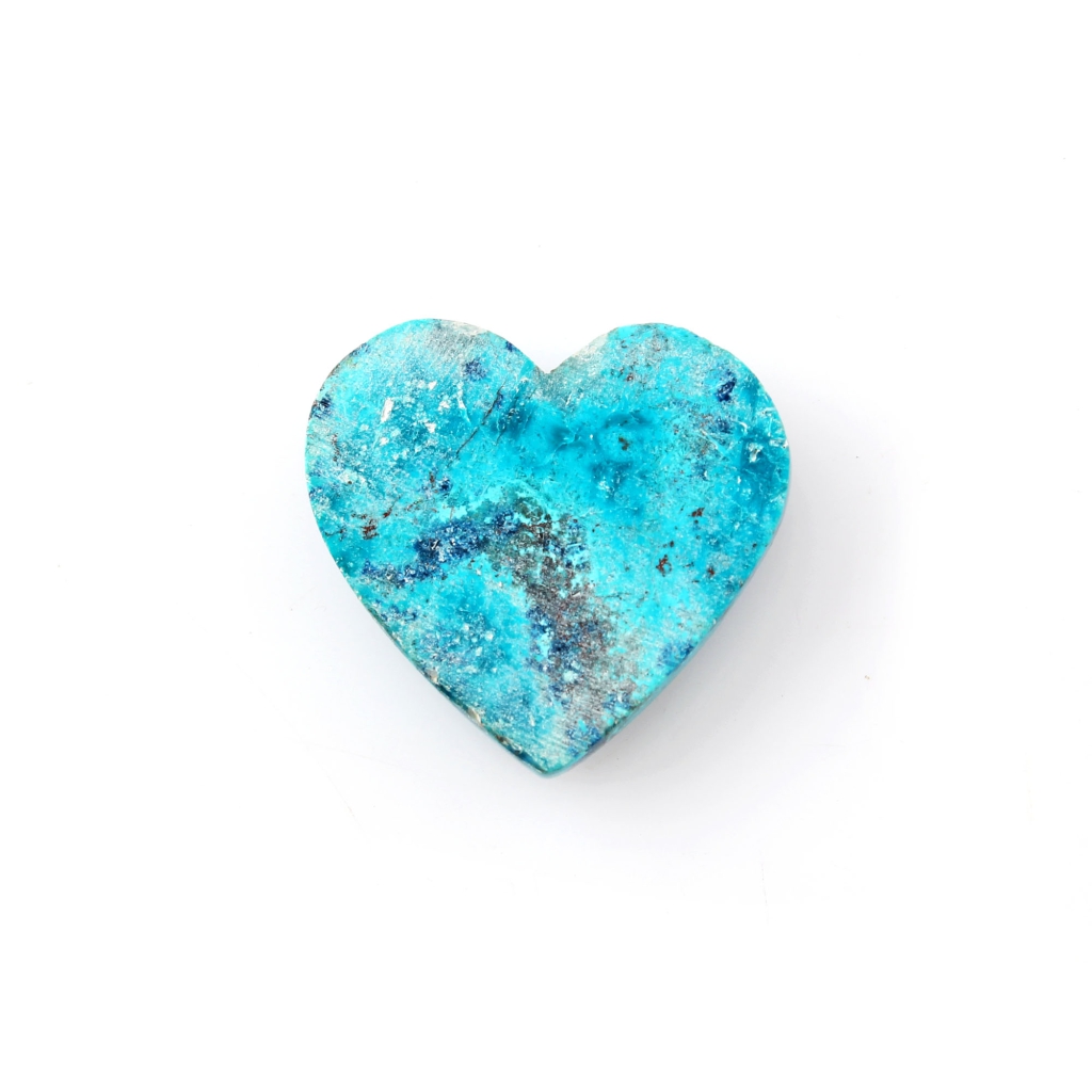 Natural Shattuckite Chrysocolla Gemstone, 29.85ct Chrysocolla Gemstone