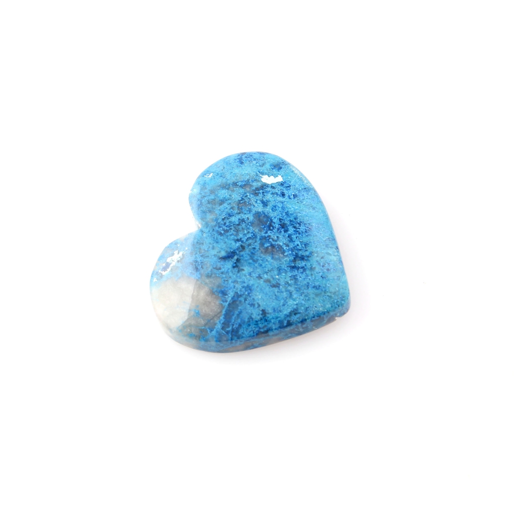 Natural Chrysocolla Gemstone, 23.2ct Shattuckite Chrysocolla Gemstone