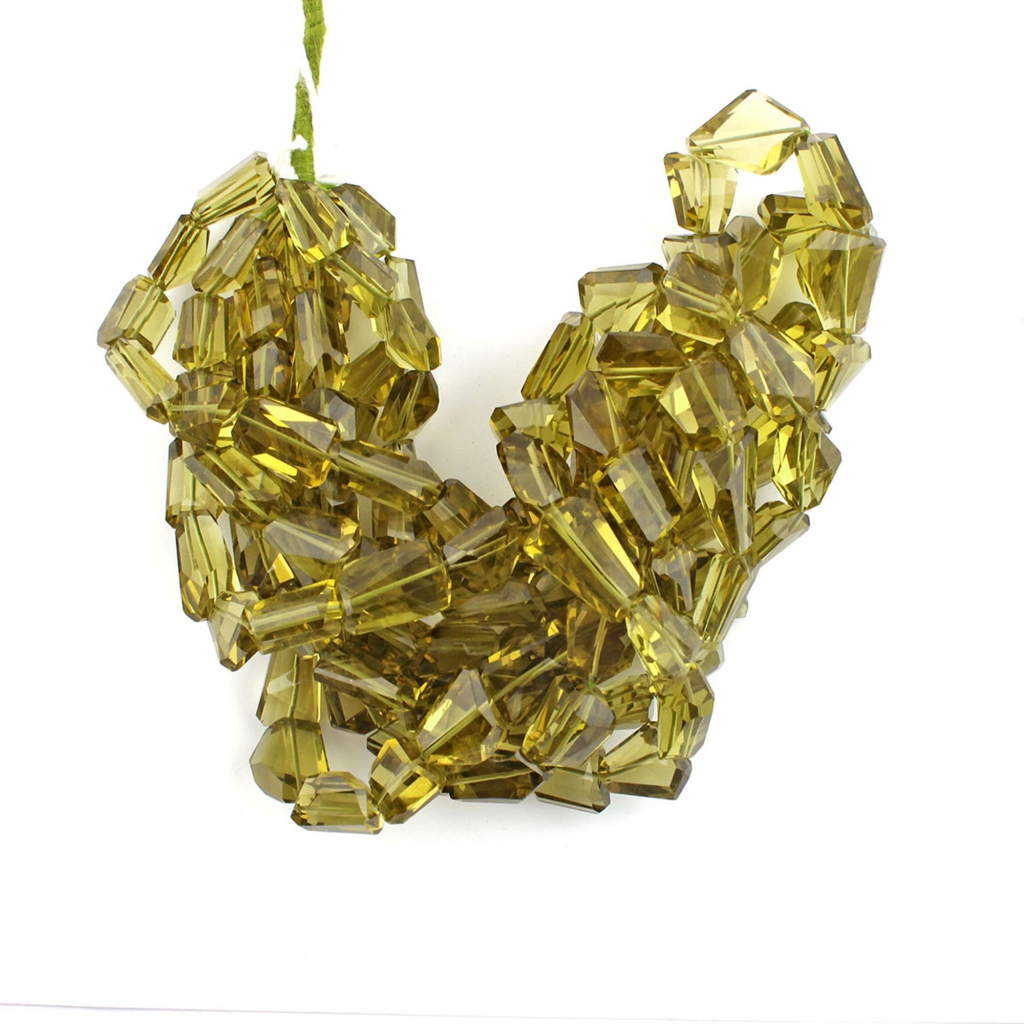 High Quality Lemon Quartz Faceted Tumble 18 Strands Beads
