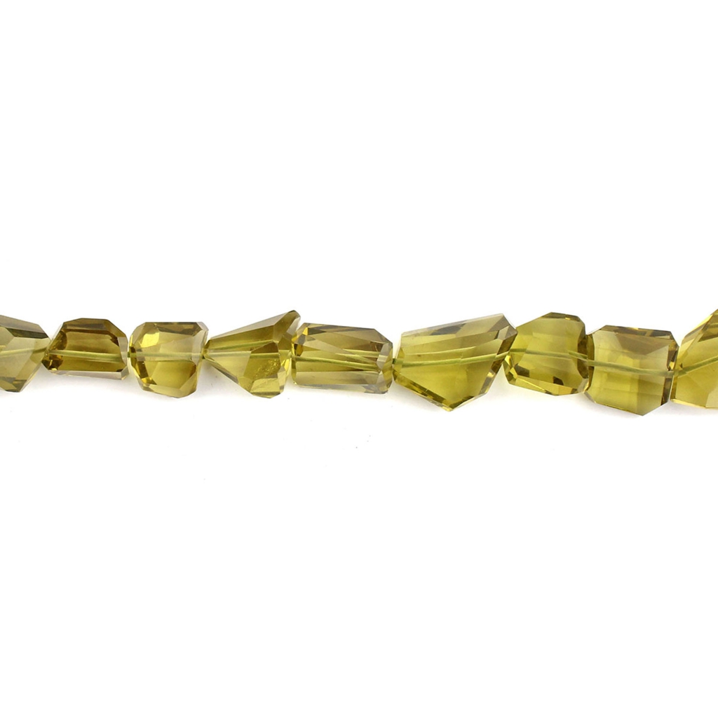 High Quality Lemon Quartz Faceted Tumble 18 Strands Beads
