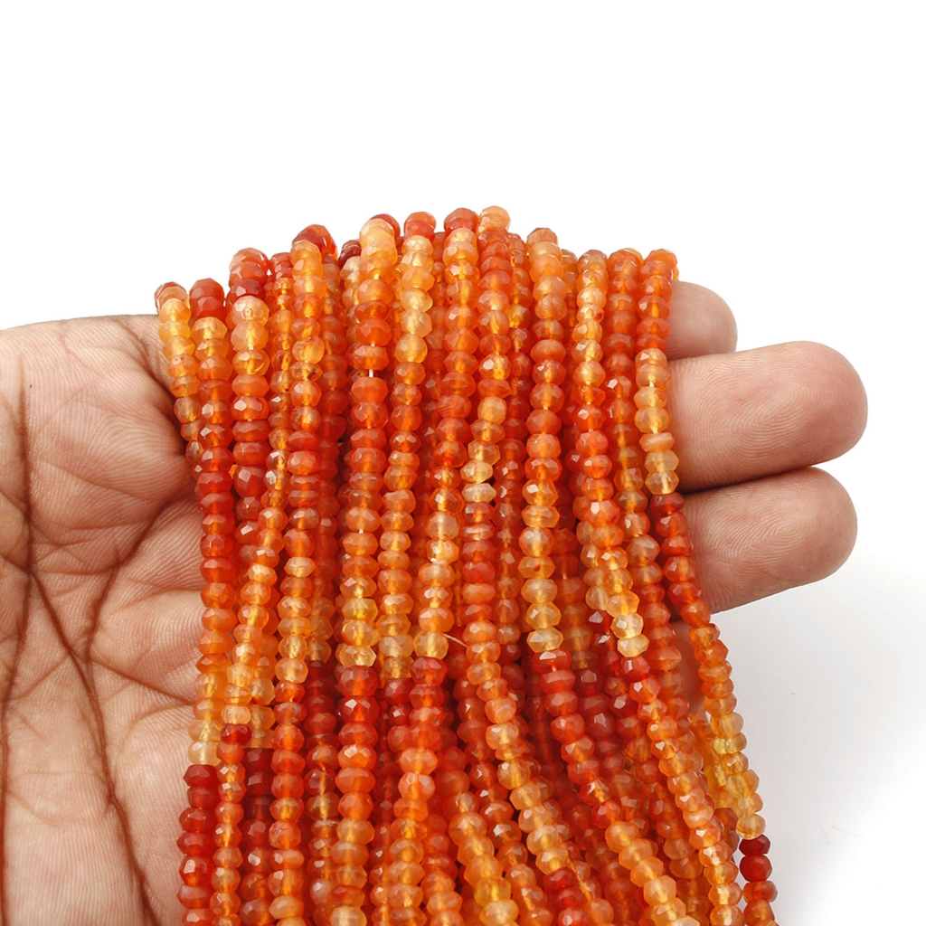 Natural Round Carnelian Beads, 4-5mm Round Carnelian 29 Strands Beads
