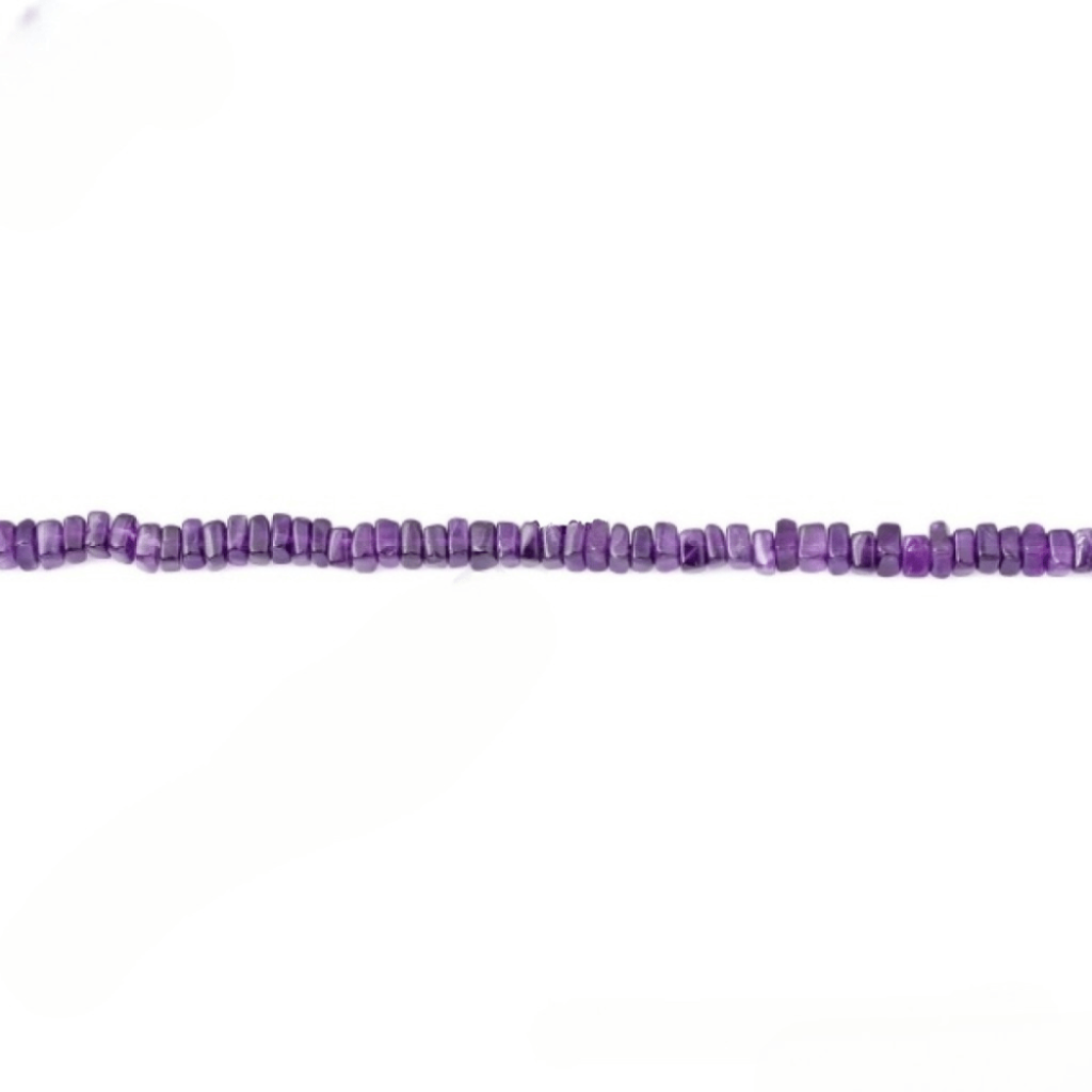 Amethyst Beads, Amethyst Gemstone Heishi Shape Beads 5mm Approx, Heishi Beads