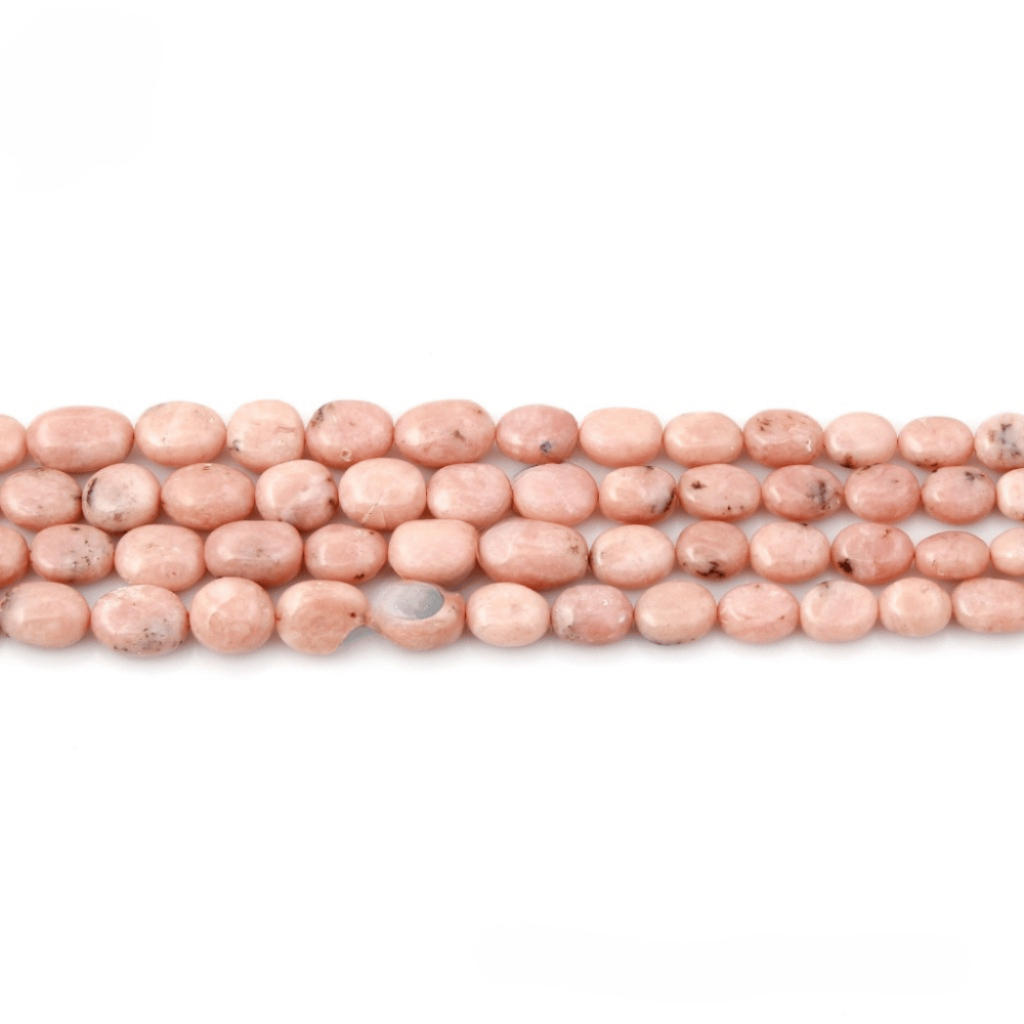 Natural Pink Opal Gemstone Beaded Necklace Nugget Shape 8.5-18mm Approx.