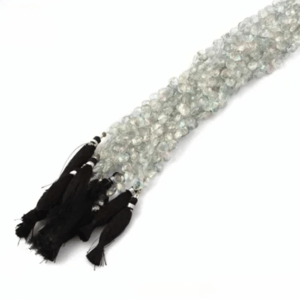 Aura Quartz Heart Shape Beads, Faceted Aura Quartz Beads, 7mm Approx Aura Quartz