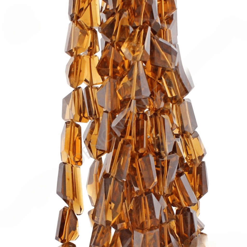 Top Quality Honey Quartz Tumble Shape Gemstone 7 Strands Beads