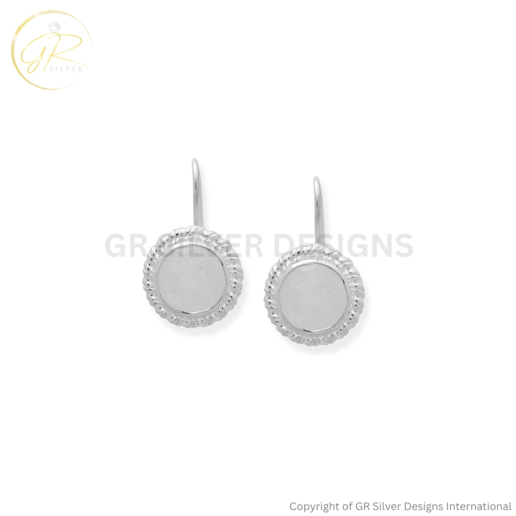 Rainbow Moonstone Earrings For Women