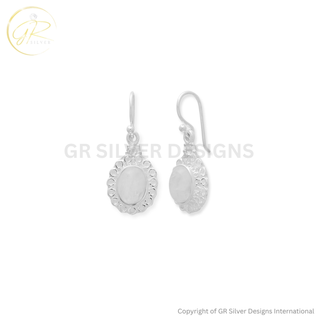 Rainbow Moonstone Dangle Earrings Jewelry For Women