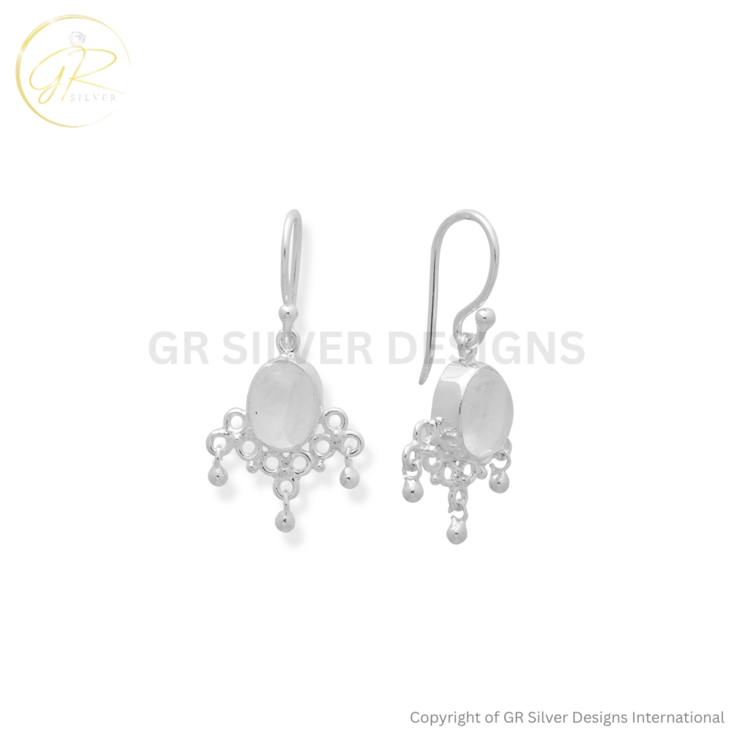 Rainbow Moonstone Earrings
