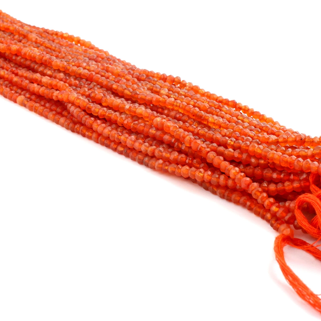 Round Carnelian Beads Strands For Jewelry Making