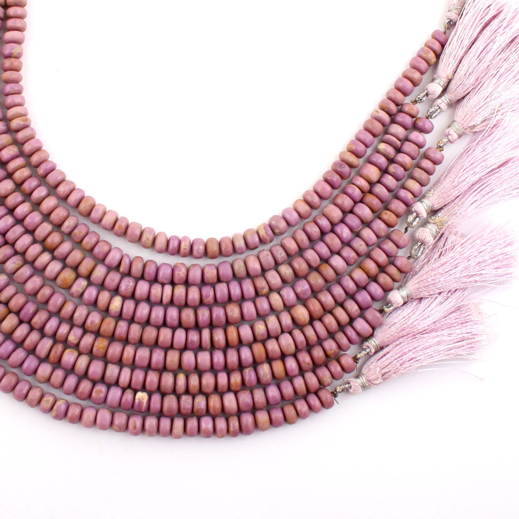 Natural Phosphosiderite Round Smooth Gemstone Beads