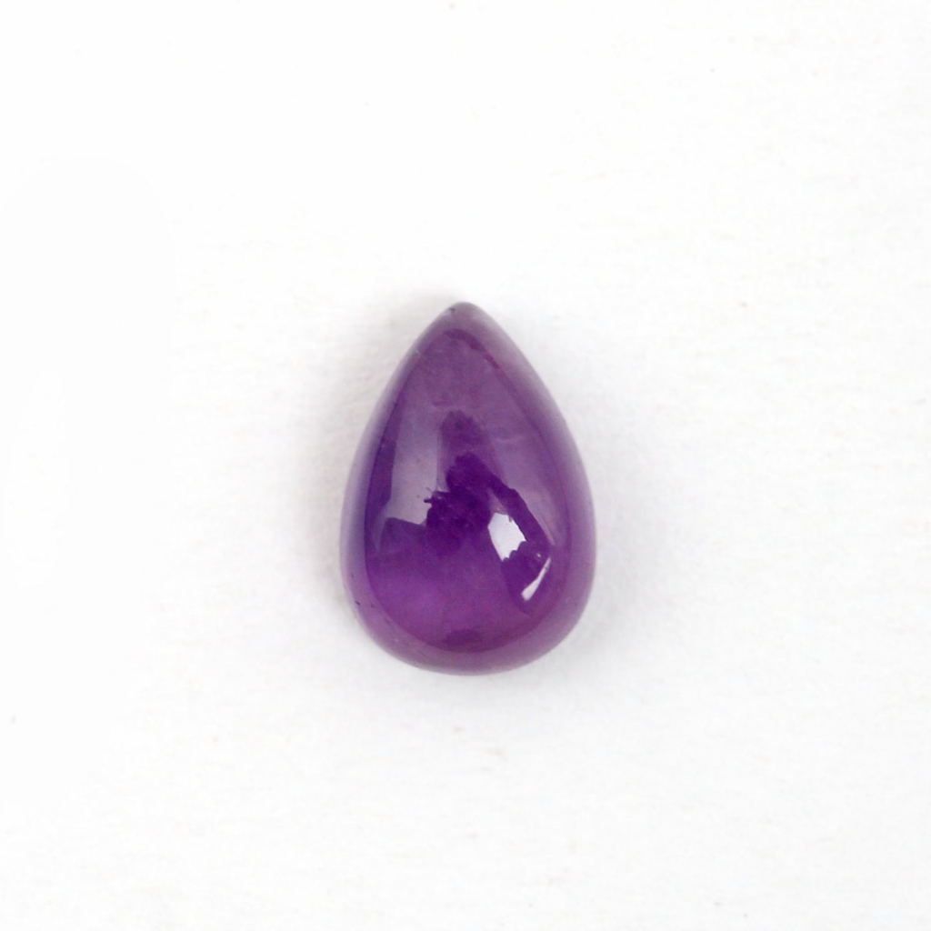 Natural African Amethyst Pear Loose Gemstone 8x12mm