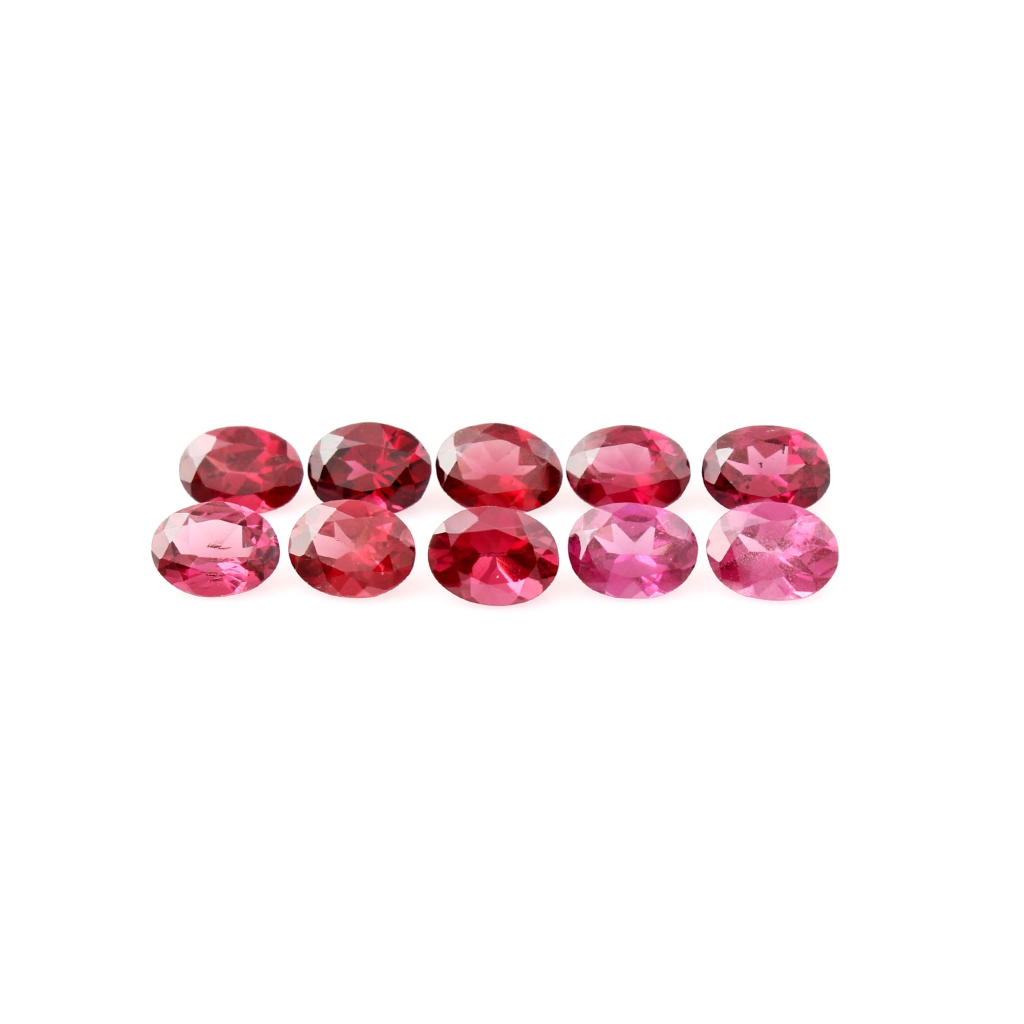 Natural Garnet 6x8mm Oval Shape Loose Gemstone