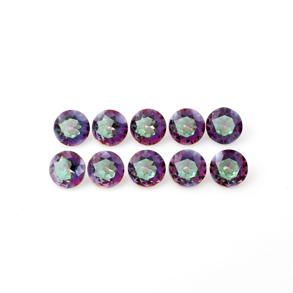 11mm Round Mystic Topaz Loose Gemstone