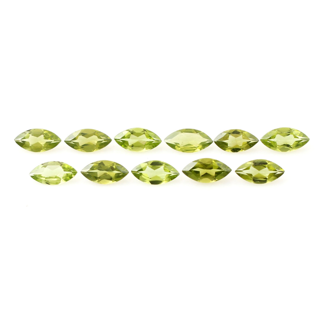 5x10mm Marquise Shape Peridot Loose Gemstone