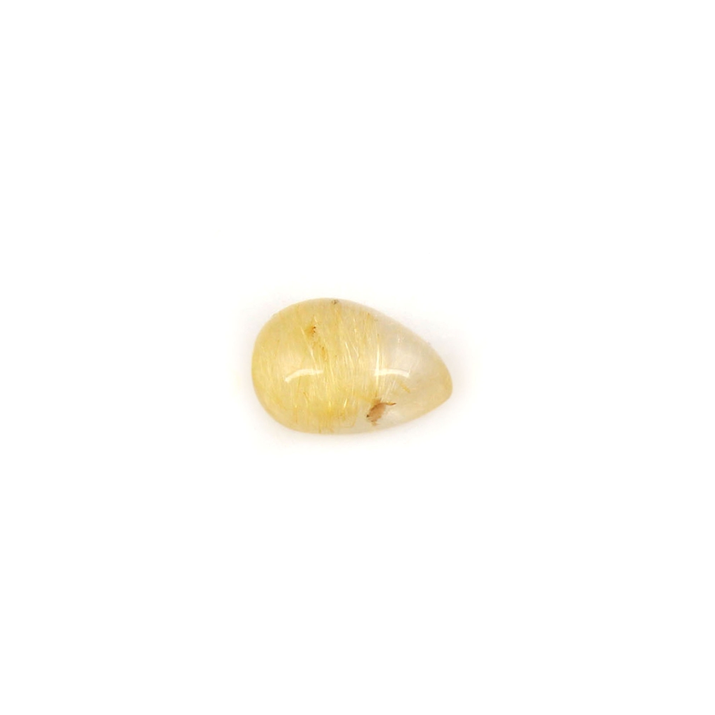 Golden Rutile Loose Pear Gemstone 8x12mm