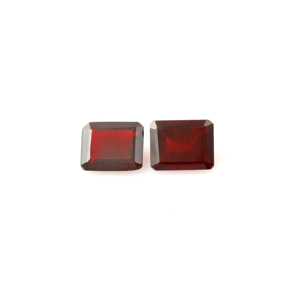 Natural Octagon Garnet, AAA Quality Garnet 8x10mm Loose Gemstone