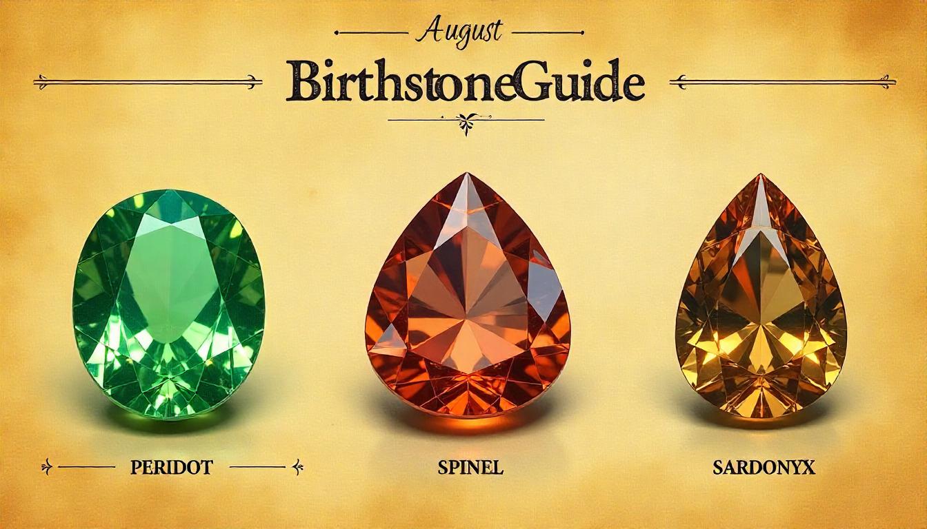 Shine Bright in August: Meet Your Birthstones