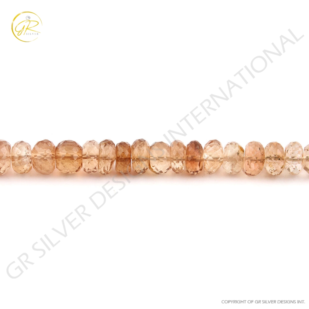 Smooth Imperial Quartz Faceted 7mm Round Gemstone Beads